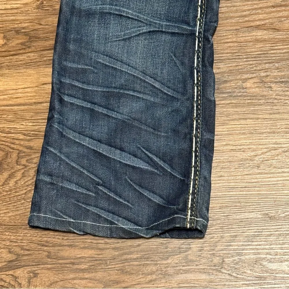 COOGI Blue Bootcut Jeans with Classic Large Detail Stitching Size 9/10